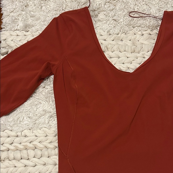 lululemon athletica Terracotta Long Sleeve Bodysuit - Picture 2 of 4